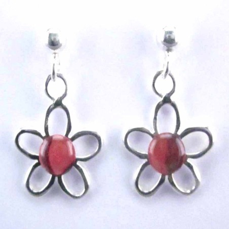 Ea Flower Handing Stone 6mm. Rose Abalon