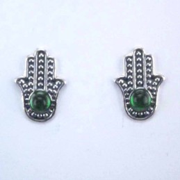 Earrings Hand With Stone