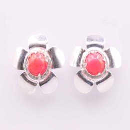 Earring Flower Chakras Stone