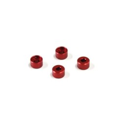 Al Friction Mount Collar (3.0mm/Red/4pcs MZW418-30