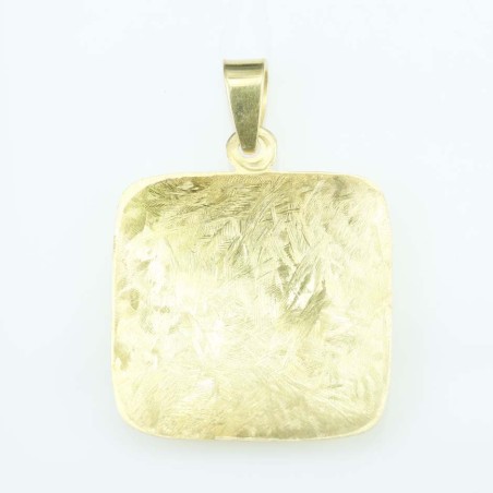 Pendant 27mm. Gold Plain