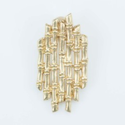 Pendant 17x34mm. Gold Plain