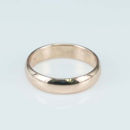 Ring 7mm. Pink Plain size 6