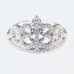 Ring Crown 15mm. Circonia