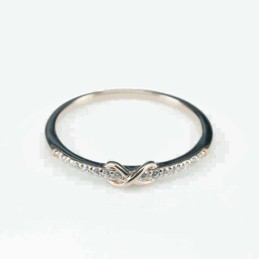 Ring  infinity  4mm.  rose  Circonia