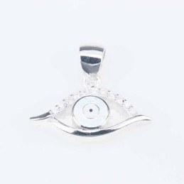 Pendant  Eye 8x19mm. Circonia