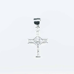 Pendant Cross 12x19mm. Circonia
