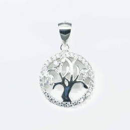 Pendant Tree of live 15mm. Circonia