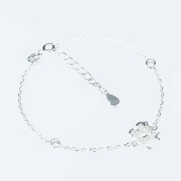 Bracelet Boy with Girl 4x11mm. Circonia