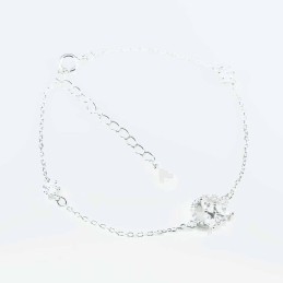 Bracelet  Round 4+9mm. Circonia