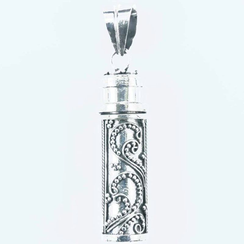 Pendant Tube Box 8x30mm. Hand Make