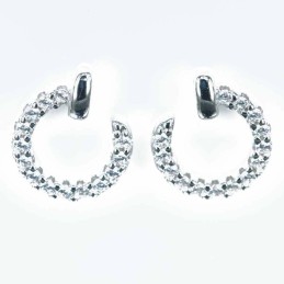 Earring C" 6mm. Circonia