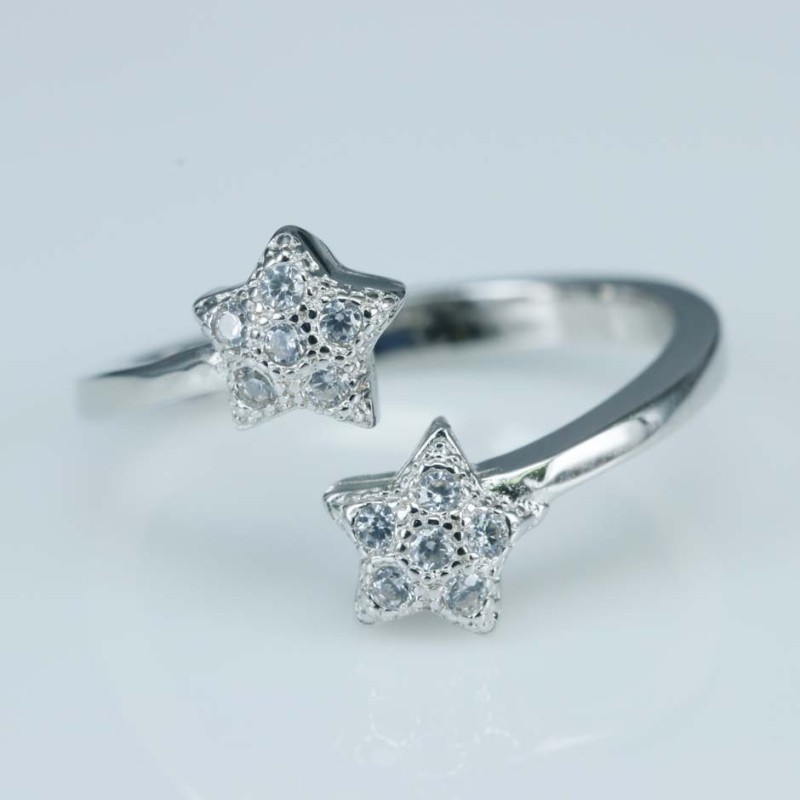 Ring Star 12mm. Circonia
