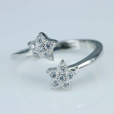 Ring Star 12mm. Circonia