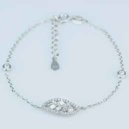 Bracelet Leaf 4+7+20mm. Circonia