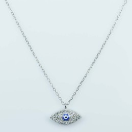 Necklace Eye 10x16mm. Circonia