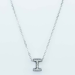 Necklace I" 7mm. Circonia