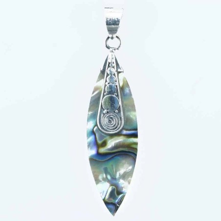 Pendant Rhombus 11x36mm. Abalon Shell