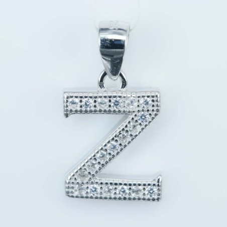 Pendant Z" 10x14mm. Circonia