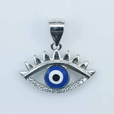 Pendant Eye 13x20mm. Circonia