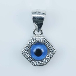 Pendant Eye 11mm. Circonia