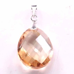 Pend. Drop Suar. Citrine Color
