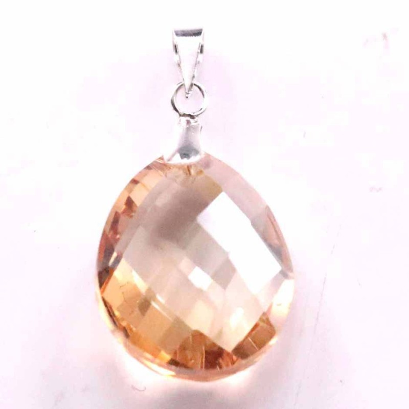 Pend. Drop Suar. Citrine Color