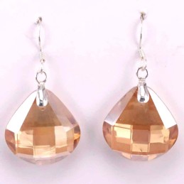 Earring Diamond Suar. Champain Color