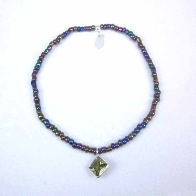 Bracelet ball 3-4mm.Crystal Mix Color +c.z. 6mm