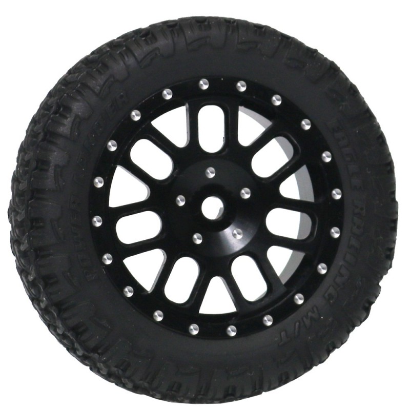 SP Dual 7 Spokes Wheel:MINI-Z4X4 Jimny (BK)1PCS