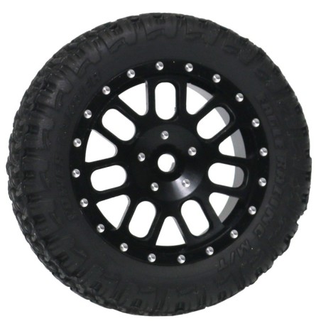 SP Dual 7 Spokes Wheel:MINI-Z4X4 Jimny (BK)1PCS