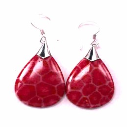 Earring Drop Coral