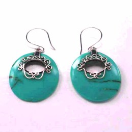 Earring Drop Turquoise