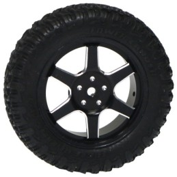 SP 6 Spokes Wheel:MINI-Z4X4 Jimny (BK)1PCS