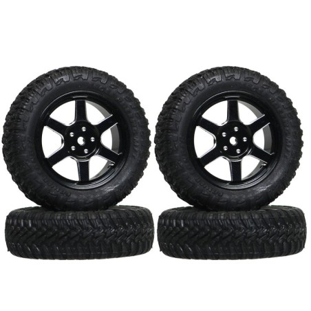 SP 6 Spokes Wheel For MINI-Z4X4 Jimny (BK)