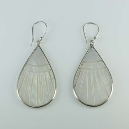 Earring Drop MOP Shell