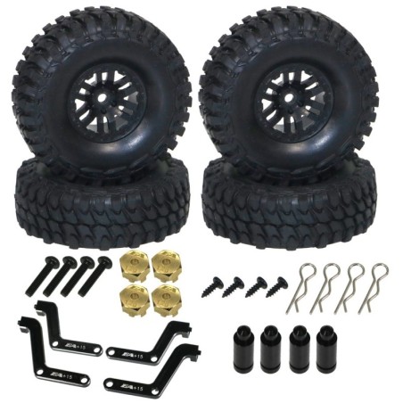 SP Crawler Tire & Wheel Set:MINI-Z4X4-21