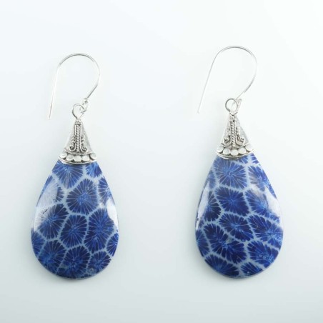Earring Drop coral
