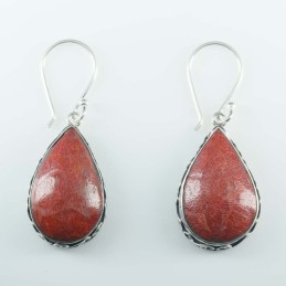 Earring Drop coral