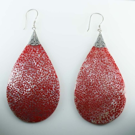 Earring Drop Coral