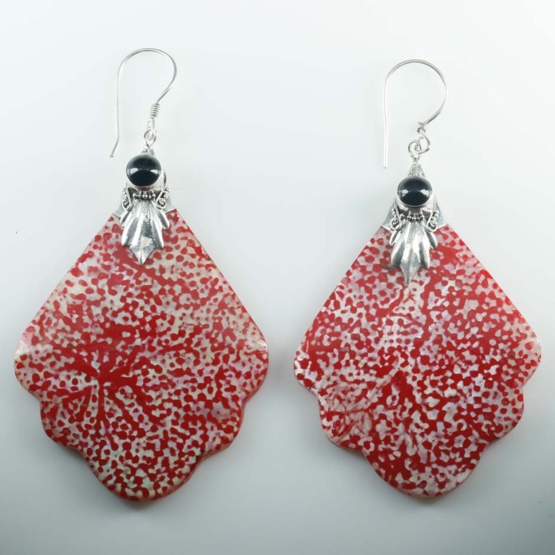 Earring Drop Coral