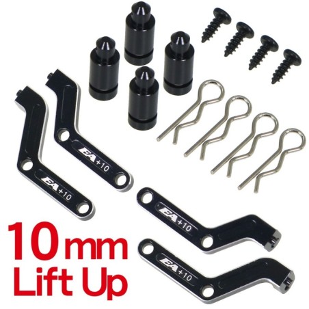 AL Body & Bumper Lift Up Set 10mm UP:For MINI-Z4X4