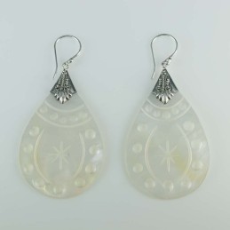Earring Drop MOP Shell