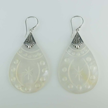 Earring Drop MOP Shell