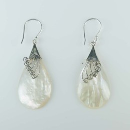 Earring Drop MOP Shell