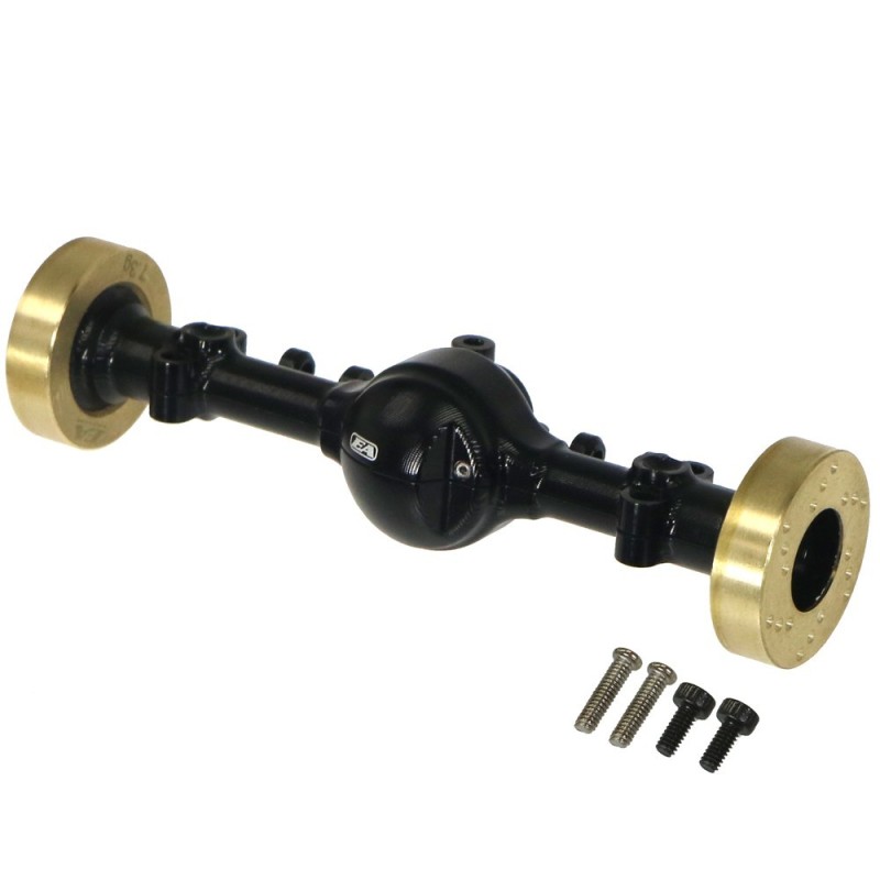AL Rear Axle Case&Brass Rear Hub:MINI-Z4X4 Jimny