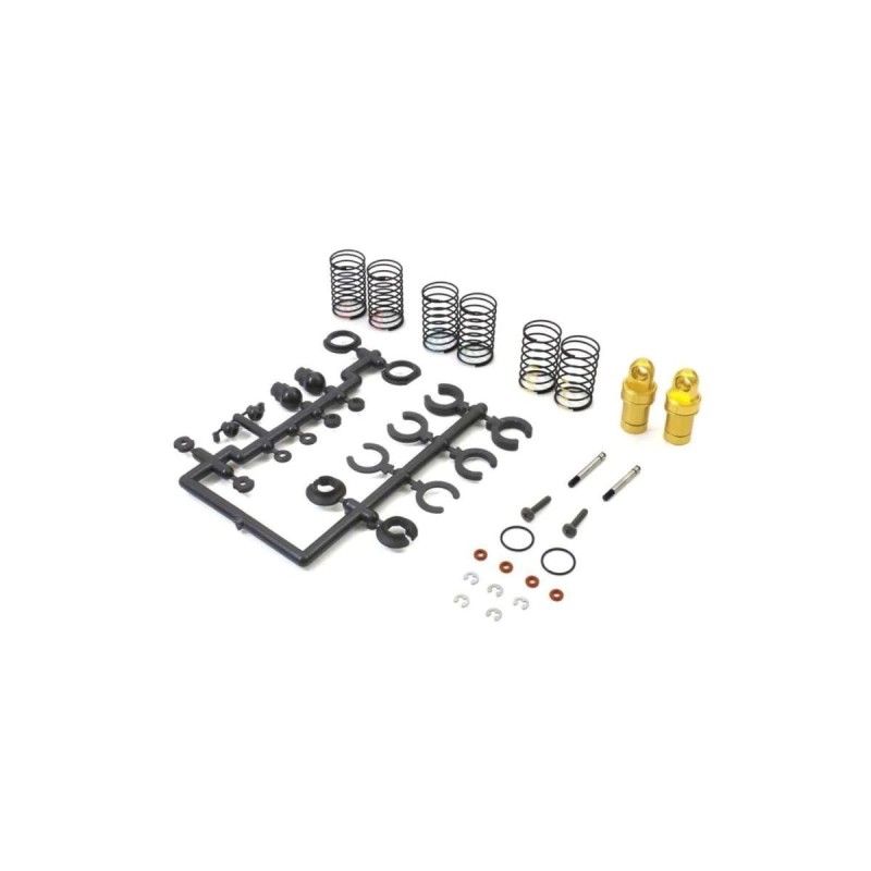 Big Bore Shock(2pcs/Gold/Spring/MB010) MBW037G-SPB