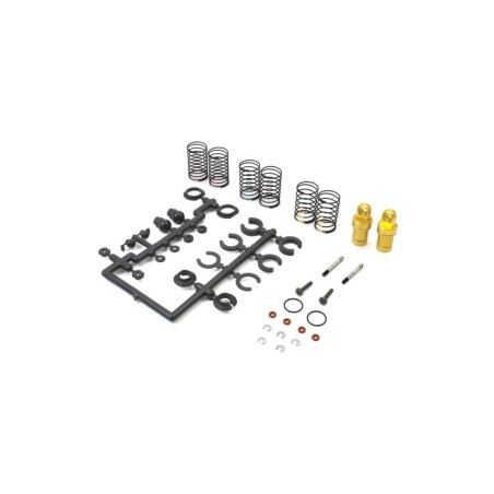 Big Bore Shock(2pcs/Gold/Spring/MB010) MBW037G-SPB