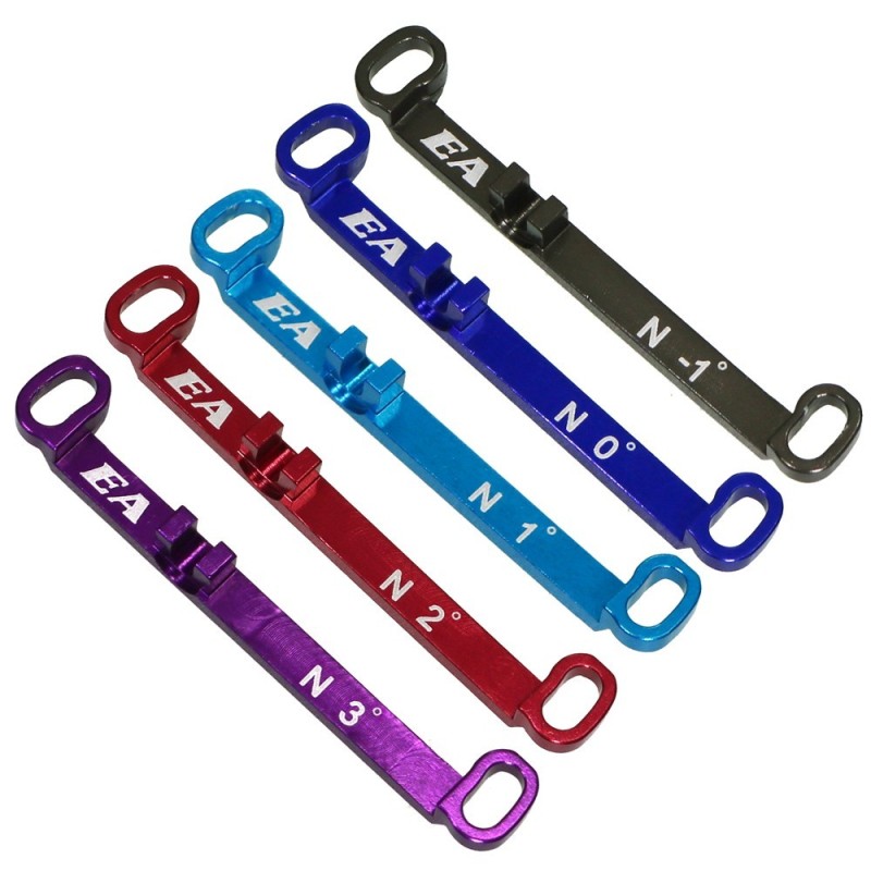 SP AL Narrow Tie Rod Set(0,1,2,3,-1deg):MR03N