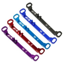 SP AL Wide Tie Rod Set(0,1,2,3,-1deg):MR03W